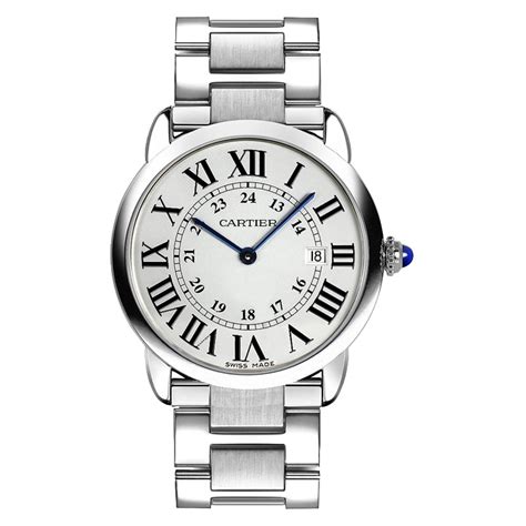 roman numeral bracelet cartier|cartier ronde watch.